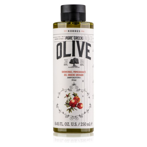 Korres Pure Greek Olive & Pomegranate energizujúci sprchový gél