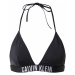 Calvin Klein Swimwear Bikinový top  čierna / biela