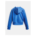 Modrá mikina Under Armour UA Rival Fleece Crop Hoodie