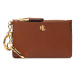 Lauren Ralph Lauren Puzdro na kreditné karty Zip Card Cas 432876731001 Hnedá