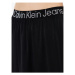 Calvin Klein Jeans Trapézová sukňa J20J221512 Čierna Regular Fit