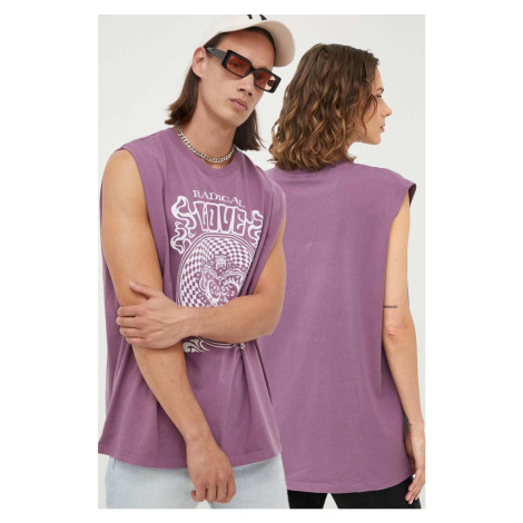 Bavlnené tričko Levi's fialová farba Levi´s