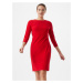 Lauren Ralph Lauren Puzdrové šaty 'ROMEE'  červená / zlatá