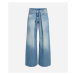 Džínsy Karl Lagerfeld Jeans Klj Mr Relaxed Pleated Denim Liber Vintage Blue