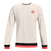 Men's Under Armour RIVAL FLC ALMA MATER CREW white sweatshirt