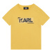 KARL LAGERFELD Tričko Z25397 D Žltá Regular Fit