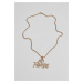 No Favor necklace - gold color