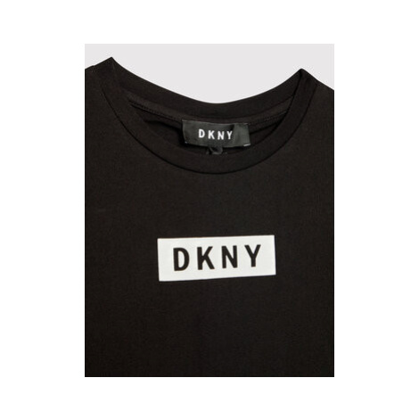 DKNY Tričko D35R93 M Čierna Regular Fit
