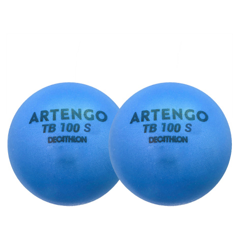 Penová tenisová loptička TB100×2 7 cm modrá ARTENGO