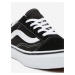 Bielo-čierne detské semišové topánky VANS Old Skool