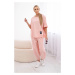 Women's set T-shirt + pants - peach