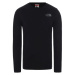 The North Face L/S EASY TEE DEEP M Pánske tričko, čierna, veľkosť