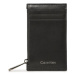 Calvin Klein Puzdro na kreditné karty Duo Stitch Ns Cardholder 6Cc K50K510320 Čierna