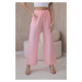 Viscose wide trousers light powder pink