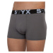 Pánske boxerky Styx športová guma nadrozmer tmavo sivé (R1063)