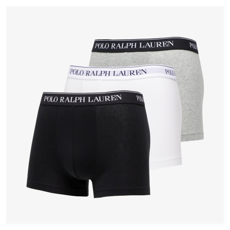 Polo Ralph Lauren Stretch Cotton Classic Trunks Grey/ White/ Black