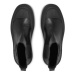 Calvin Klein Členková obuv s elastickým prvkom Chelsea Boot High HM0HM01215 Čierna