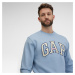 Mikina GAP Core Logo Sweatshirt New England Sky