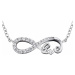 Engelsrufer Strieborný náhrdelník Infinity so zirkónmi ERN-LILINF-LOVE