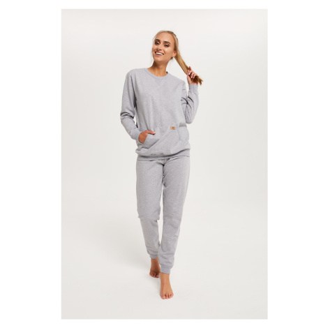 Women's set Fox, long sleeves, long trousers - melange Italian Fashion