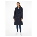 Tmavomodrý dámsky trenčkot Tommy Hilfiger Cotton Classic Trench