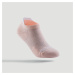 Detské športové ponožky RS 160 nízke 3 páry fialové, oranžové, ružové