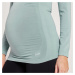 Dámske bezšvové tehotenské tričko MP s dlhými rukávmi – svetlomodré