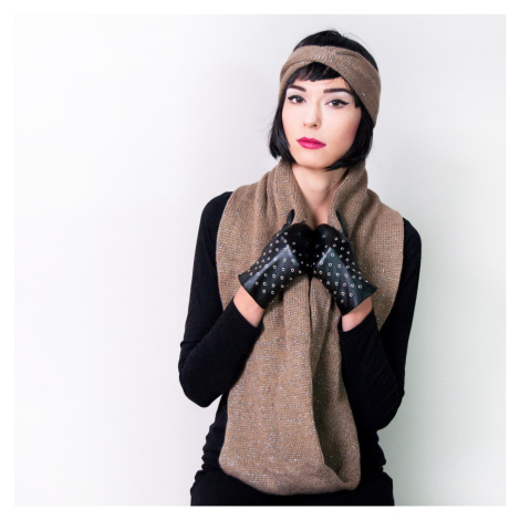 Art Of Polo Snood Sz14300-4 Light Brown