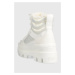 Členkové topánky Buffalo BN16308051 Raven Snow Laceup Mi dámske, biela farba, na plochom podpätk