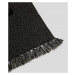 Šál Karl Lagerfeld K/Essential Knit Scarf Čierna