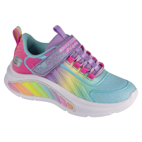 Farebné dievčenské svietiace tenisky Skechers Rainbow Cruisers 303721L-LVMT