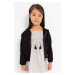 Detská mikina Mayoral čierna farba, s kapucňou, jednofarebná