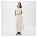 GAP Pull On Gauze Maxi Skirt New Off White