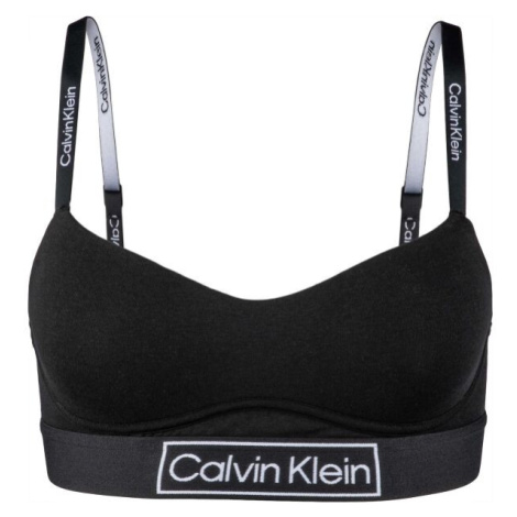 Calvin Klein REIMAGINED HERITAGE-LGHT LINED BRALETTE Dámska podprsenka, čierna, veľkosť