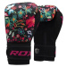 RDX FLORAL FL3 Dámske boxerské rukavice, čierna, veľkosť