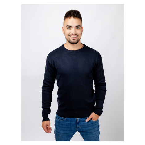 Man sweater GLANO - dark blue