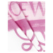 LOEWE Logo Pink White tričko