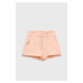 Detské bavlnené šortky United Colors of Benetton ružová farba, jednofarebné,
