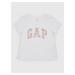 Biele dievčenské tričko Gap