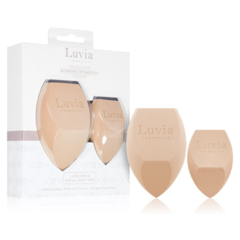 Luvia Cosmetics Diamond Drop Blending Sponge Kit multifunkčná hubka na mejkap duo farba Elegance