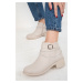 Soho Beige Women's Boots & Booties 15384