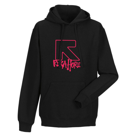 Ruka Hore mikina Logo Hip Hop Black