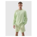 Men's sweatshirt without fastening and without hood 4F - green