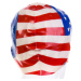 Plavecká čiapka mad wave usa swim cap modro/červená