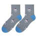 Ponožky Bratex POP-D-173 Light Grey Melange