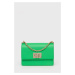 Kožená kabelka Furla zelená farba