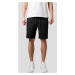 Stretch Twill Joggshorts Black