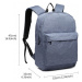 Konofactory Modrý ľahký batoh do školy &quot;Basic&quot; 12L