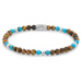 Rebel & Rose RR-40109-S-S Ladies náramek - Mix Tiger Turquoise