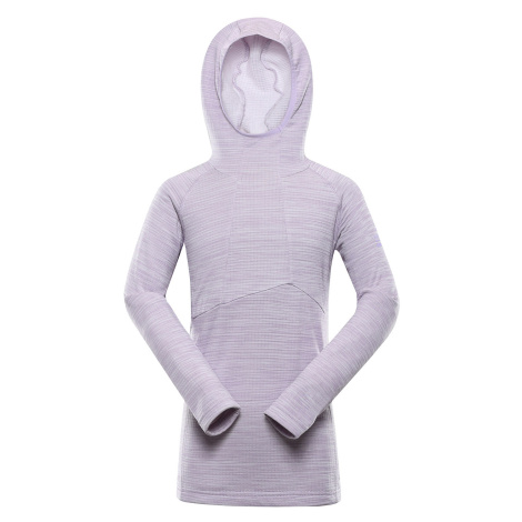 Dětská rychleschnoucí mikina ALPINE PRO GORFO pastel lilac 164-170